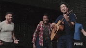 north korea guitar GIF by The Public Theater