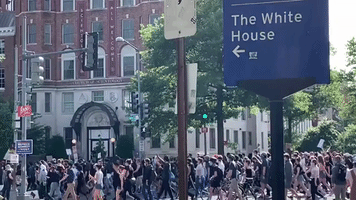 Black Lives Matter Protesters March to White House