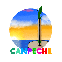 Travel Love Sticker by Campeche Turismo