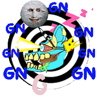 Tired Good Night Sticker