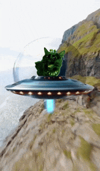 Alien Cat GIF