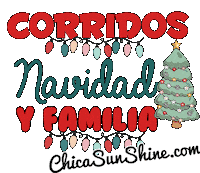 Feliz Navidad Mexicana Sticker by ChicaSunshineShop