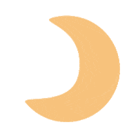 Moon Sticker by slou.official