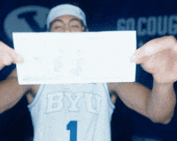 Byu Basketball Sport GIF by BYU Cougars