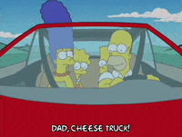 Lisa Simpson Car GIF by The Simpsons