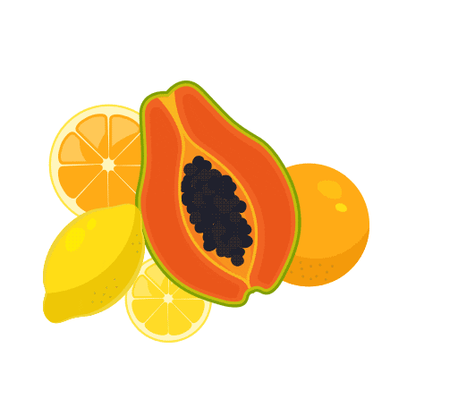 fruit glowing Sticker by TULA