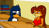 fox flirting GIF by Estudios Animeco