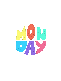 Monday Sticker