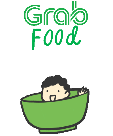 ride chat Sticker by Grab Indonesia