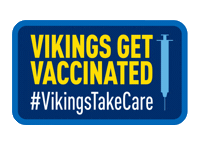Vikings Get Vaccinated Sticker by Augustana College