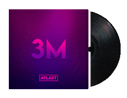 Three Million Milestone Sticker by ATLAST