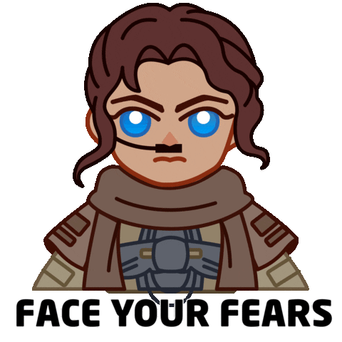Face Your Fears Challenge Sticker by Dune Movie