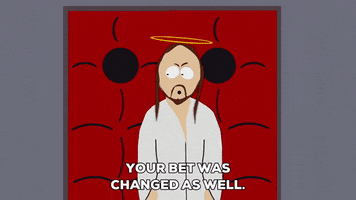 angry jesus GIF by South Park 