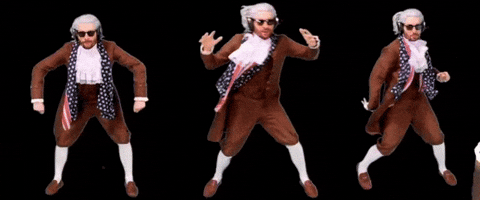 Founding Fathers Fight GIF