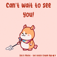 Miss You Hello GIF by SoyandMochi