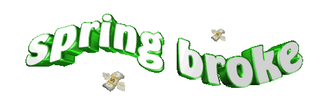 text spring Sticker
