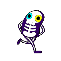 ronaldoyoshio dance animation halloween scary Sticker