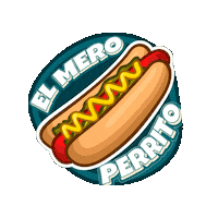 ElMeroPerrito pan hotdogs hot dogs salchicha Sticker