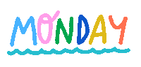 Day Monday Sticker by Livia Falcaru