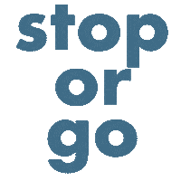 Stop Or Go Sticker by risknfun-alpenverein
