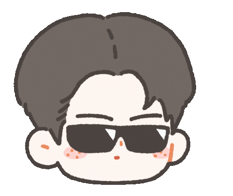 Sunglasses Heejin Sticker