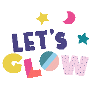 Lets Glow Sticker by The Little Sensory Co