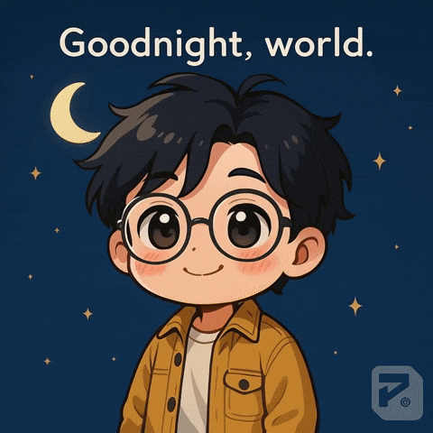 Sleepy Good Night GIF by Persona