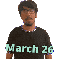 March 26 Sticker