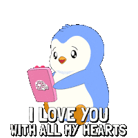 Valentines Day Love Sticker by Pudgy Penguins