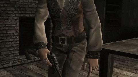 OhImFabulous giphyupload cabin resident evil 4 its game time GIF