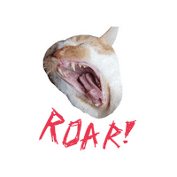 Tiger Roar Sticker