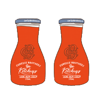 Curticebrothers cheers ketchup curtice brothers Sticker