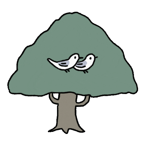 Tree Birds Sticker