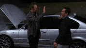 high five the odd couple GIF by CBS