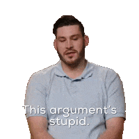 Why Are We Fighting Season 1 Sticker by The Roku Channel