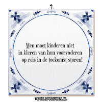 Reis Onderwijs Sticker by Tegelspreuken.nl