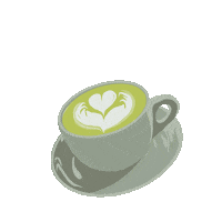 Green Tea Sticker by Emmi Snicker