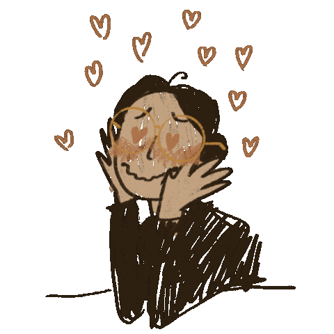 In Love Heart Sticker