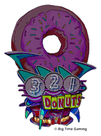Neon Donuts Sticker by Big Time Gaming