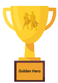 ZKV-Kampus goldenhero zkv zkvkampus zkv-kampus Sticker