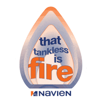 Green Energy Fire Sticker by Navien Inc