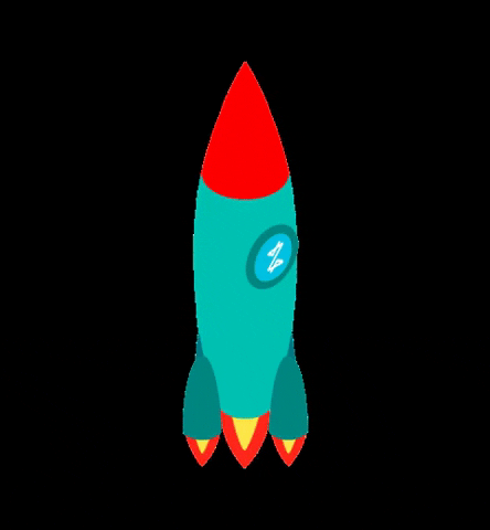 sizefintech giphygifmaker rocket startup fintech GIF