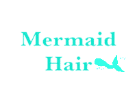 Long Hair Mermaid Sticker by Michael John Hair Artwork