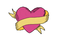 Heart Vintage Sticker by Dra. Nati Cano