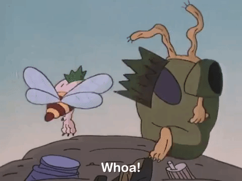 nickrewind giphydvr nicksplat aaahh real monsters giphyarm035 GIF