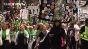 Women March GIF by euronews