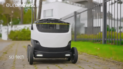 Technology Delivery Robot GIF by euronews