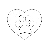 Heart Cute Cat Sticker by petbnb