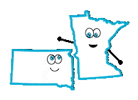 HabitatMinnesota waving sd minnesota mn Sticker