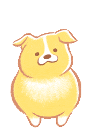 Animation Dog Sticker by annannsart